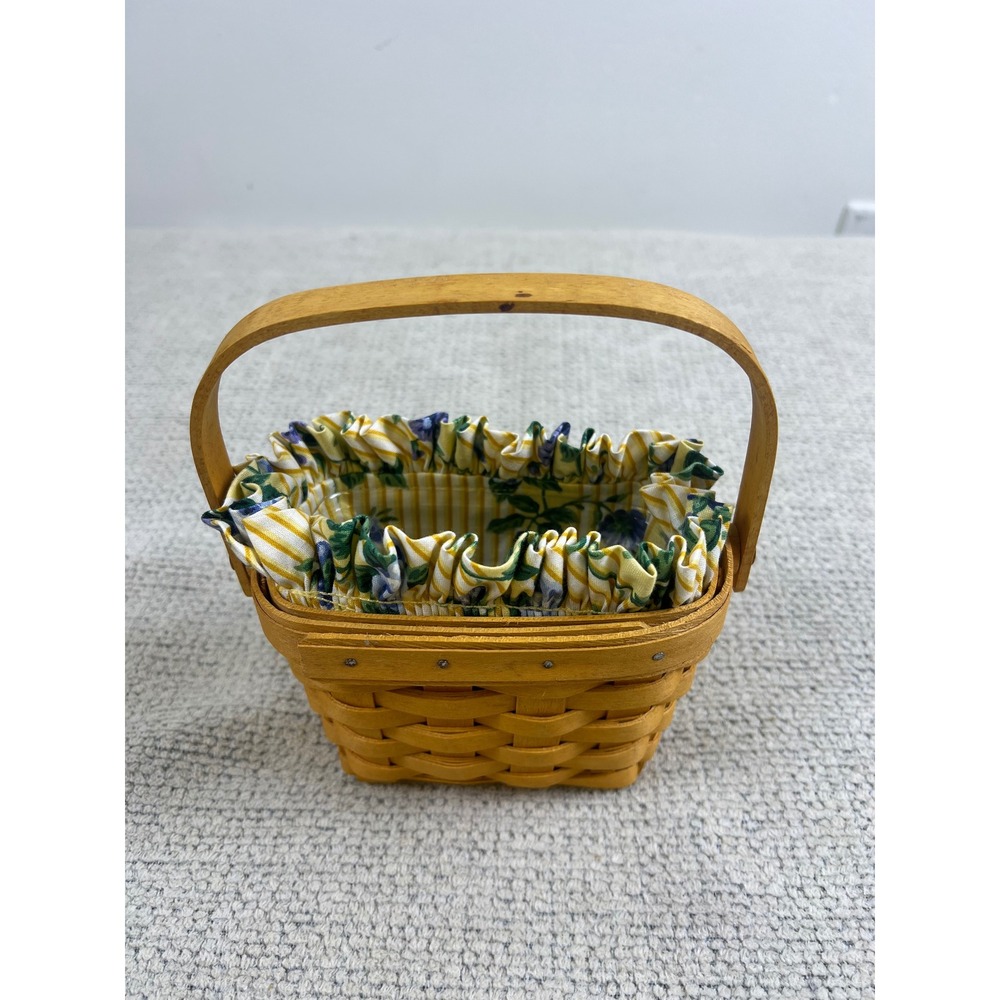 Longaberger American Cancer Society Horizon of Hope Basket Fabric Line Protector